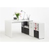 Lex corner combination desk - white