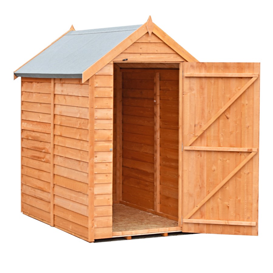 Shire Value Apex Overal Pressure Treated Shed - 6 x 4ft