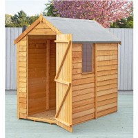 Garden Storage Wooden Garden Shed with Windows - 6ft x 4ft