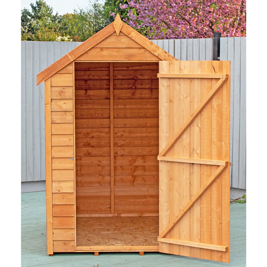 Garden Storage Wooden Garden Shed with Windows - 6ft x 4ft