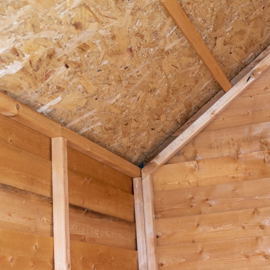 Shire Value Overlap Apex Shed with Window 8 x 6ft
