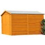 Shire Overlap Apex Garden Shed with Double Doors 12 x 6ft