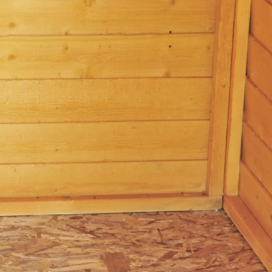 Shire Overlap Apex Garden Shed with Double Doors 12 x 6ft