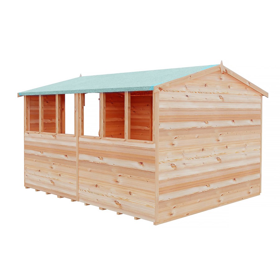 Shire Garden Value Overlap 10 x 8 Apex Shed