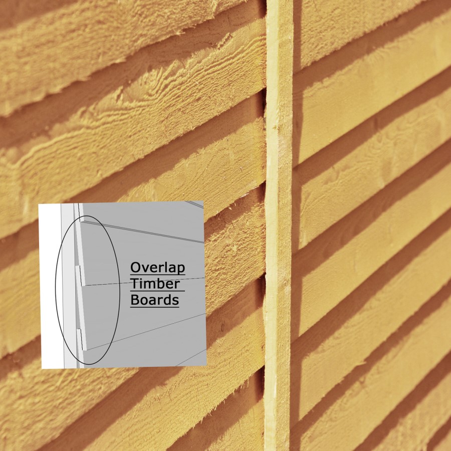 Shire Garden Value Overlap 12 x 8 Apex Shed