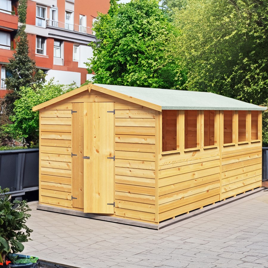 Shire Garden Value Overlap 12 x 8 Apex Shed