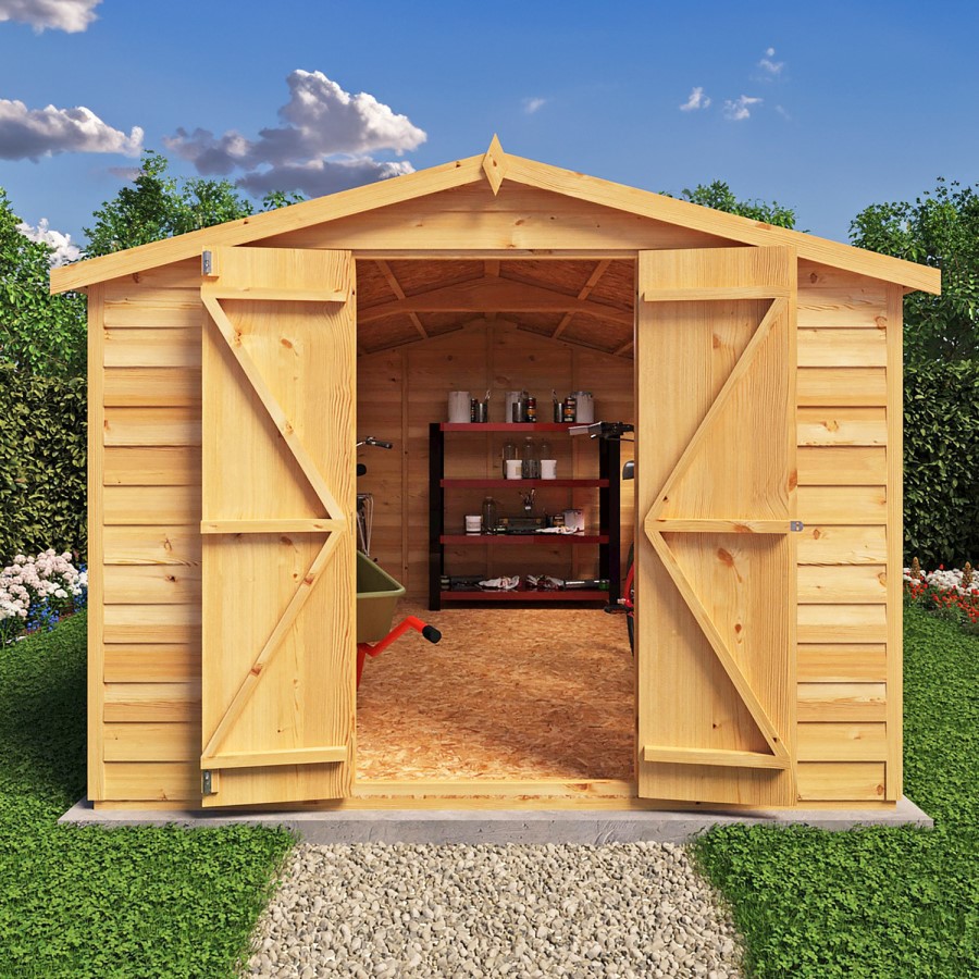 Shire Garden Value Overlap 12 x 8 Apex Shed