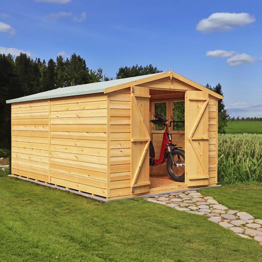 Shire Garden Value Overlap 12 x 8 Apex Shed