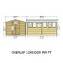 Shire Garden Value Overlap 12 x 8 Apex Shed