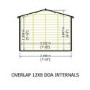 Shire Garden Value Overlap 12 x 8 Apex Shed