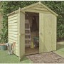 Wooden Outdoor Storage Shed with Double Doors 4ft x 6ft