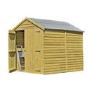 Wooden Storage Double Door Garden Shed - 8ft x 6ft