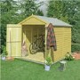 Wooden Storage Double Door Garden Shed - 8ft x 6ft