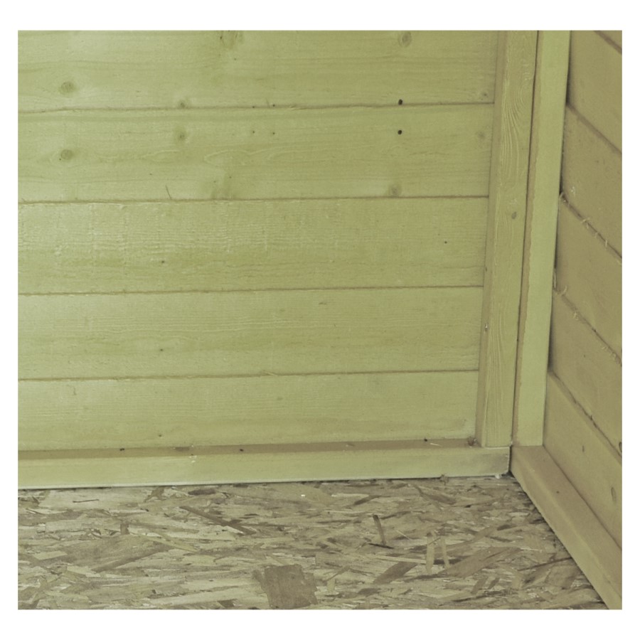Wooden Storage Double Door Garden Shed - 8ft x 6ft