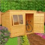Wooden Pent Shed with Windows - Shire