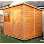 Wooden Pent Shed with Windows - Shire