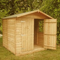 Wooden Shed with Double Doors - Alderney Shire
