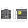 Wooden Shed with Double Doors - Alderney Shire