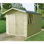 Large Outdoor Storage Garden Shed with Double Doors - 7ft x 10ft
