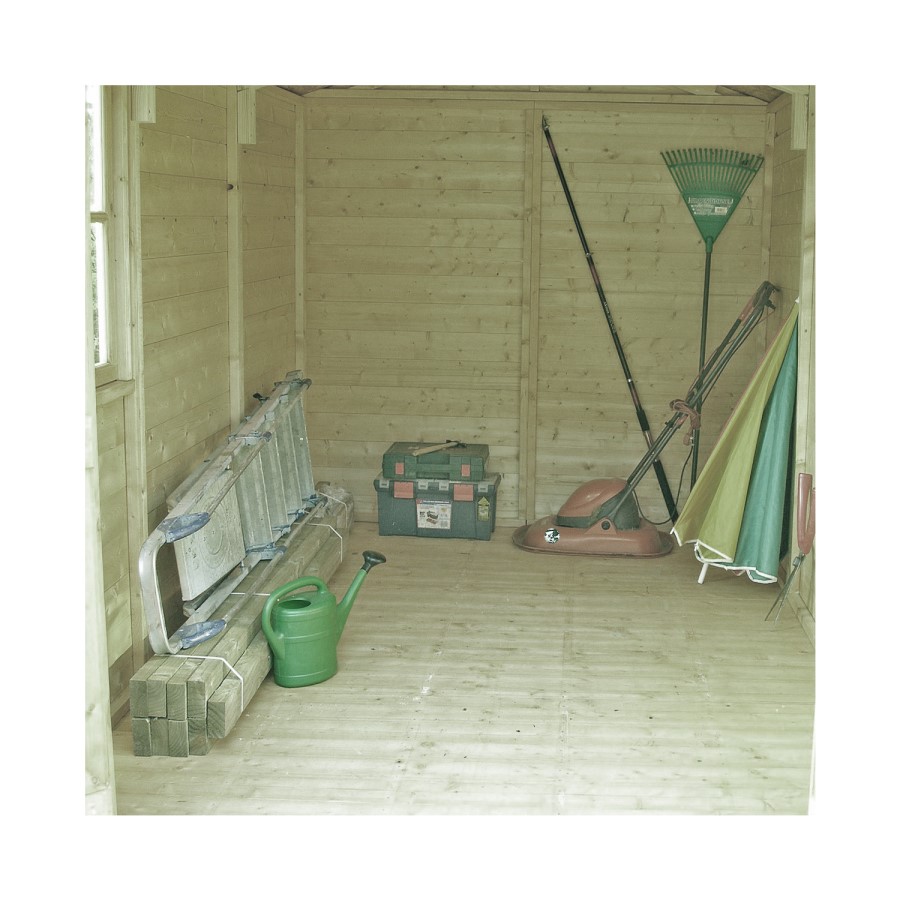 Large Outdoor Storage Garden Shed with Double Doors - 7ft x 10ft