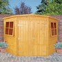 Shire Corner Shed with Double Doors 7 x 7ft