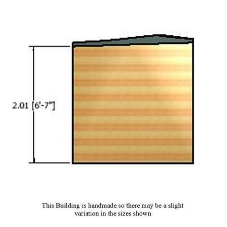 Shire Corner Shed with Double Doors 7 x 7ft