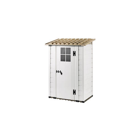 White PVC Plastic Storage Shed - Shire