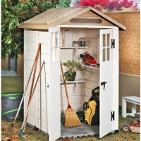 White PVC Plastic Shed - Shire 