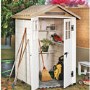 White PVC Plastic Shed - Shire 