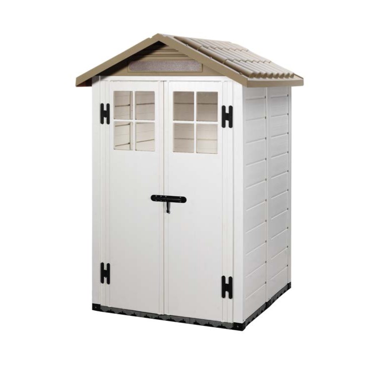 White PVC Plastic Shed - Shire 