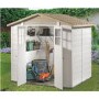 White PVC Plastic Storage Shed - Shire