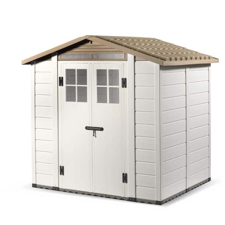 White PVC Plastic Storage Shed - Shire