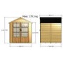 Oatland Summerhouse with Double Doors - 220cm x 183cm -Shire