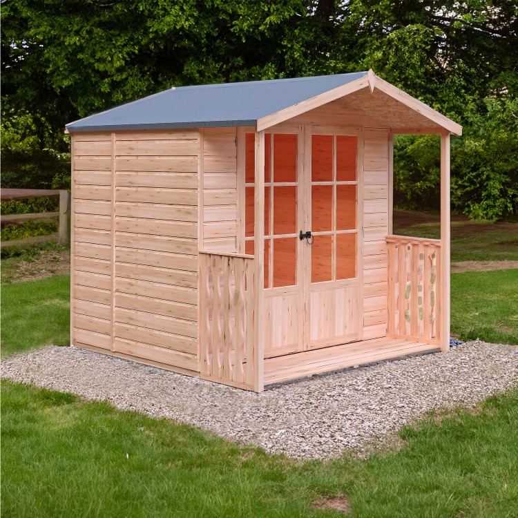 Shire Summerhouse with Canopy 7 x 7ft