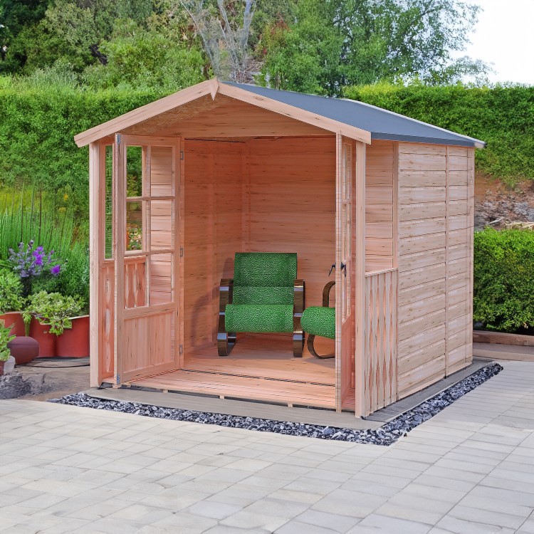 Shire Summerhouse with Canopy 7 x 7ft