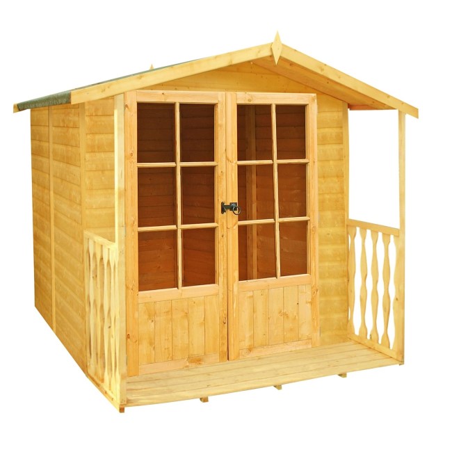 Shire Summerhouse with Canopy 7 x 7ft