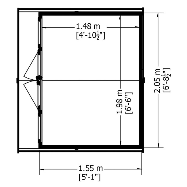 Shire Haddon Summerhouse 7 x 5ft