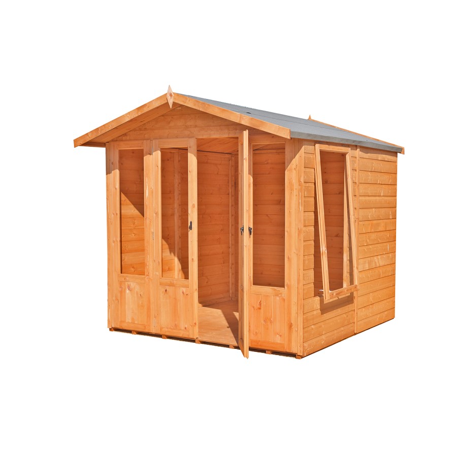 Parham 7 x 7 Summerhouse with Double Doors - shire