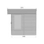 Parham 7 x 7 Summerhouse with Double Doors - shire