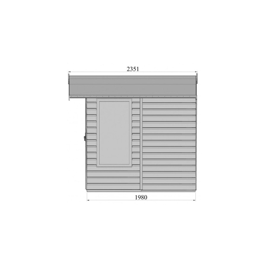 Parham 7 x 7 Summerhouse with Double Doors - shire