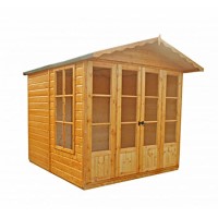Shire Kensington Apex Shiplap Summerhouse 7 x 7ft