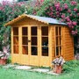 Shire Kensington Apex Shiplap Summerhouse 7 x 7ft