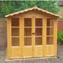 Shire Kensington Apex Shiplap Summerhouse 7 x 7ft