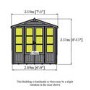 Shire Kensington Apex Shiplap Summerhouse 7 x 7ft