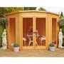 Shire Barclay Corner Summerhouse with Double Doors - 7 x 7ft