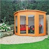 Shire Barclay Corner Summerhouse with Double Doors - 7 x 7ft