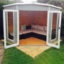 Shire Barclay Corner Summerhouse with Double Doors - 7 x 7ft