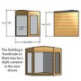 Shire Barclay Corner Summerhouse with Double Doors - 7 x 7ft