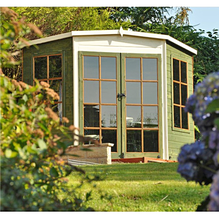 Shire Hampton Double Door Garden Summerhouse 7 x 7ft