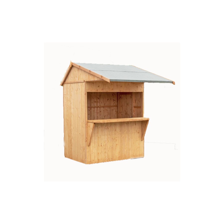 Shire Apex Wooden Garden Bar and Store 6 x 4ft